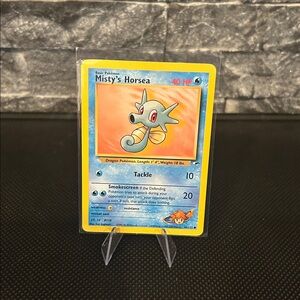Pokemon Misty’s Horsea 86/132 Vintage from Gym Heroes Unlimited (2000) M/NM
